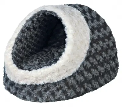 Trixie kattenmand iglo Kaline grijs/crème 41 x 35 x 26 cm