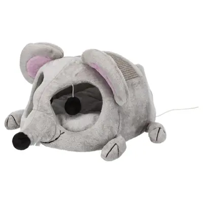 Trixie kattenmand Lukas muis lichtgrijs/grijs 35 x 33 x 65 cm – krabvlak