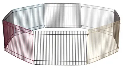 Trixie knaagdierren metaal gepoedercoat 86 x 23 cm – 8 panelen