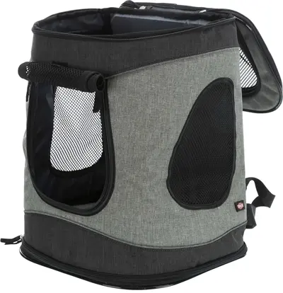 Trixie hondentas rugtas Timon zwart/grijs 34 x 30 x 44 cm - Afbeelding 5
