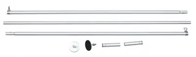 Trixie telescoopstang voor kattennetten 1,28-3,2 m – aluminium