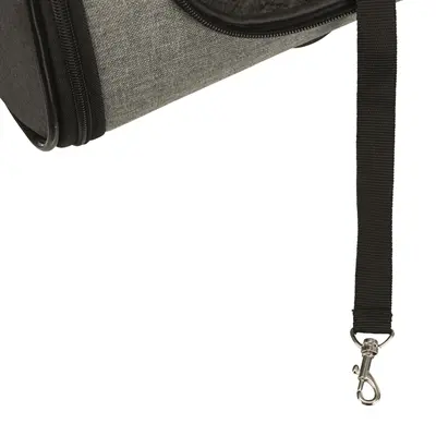 Trixie reismand trolley zwart/lichtgrijs 67 x 34 x 43 cm – op wielen - Afbeelding 9