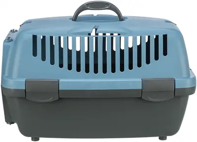 Trixie reismand Capri donkergrijs/pastelblauw 32 x 31 x 48 cm – tot 6 kg - Afbeelding 3