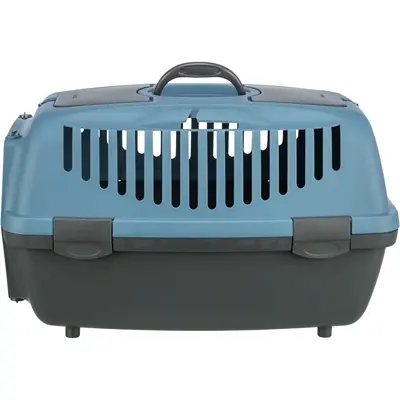 Trixie reismand Capri donkergrijs/pastelblauw 37 x 34 x 55 cm – tot 8 kg - Afbeelding 3