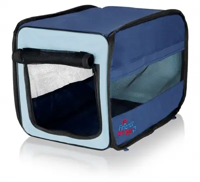Trixie reismand Twister opvouwbaar blauw/grijs 50 x 52 x 76 cm