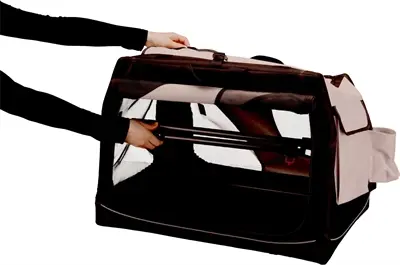 Trixie reismand Vario Dubbel zwart/grijs 91 x 60 x 118 cm - Afbeelding 5