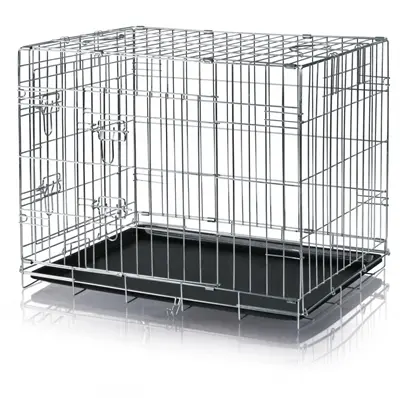 Trixie hondenbench gegalvaniseerd metaal 78 x 62 x 55 cm – twee deuren