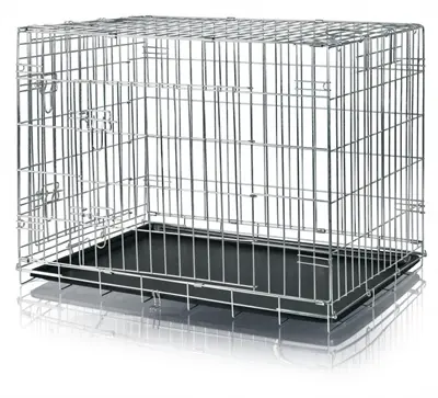 Trixie hondenbench gegalvaniseerd metaal 96 x 69 x 62 cm – 2 deuren