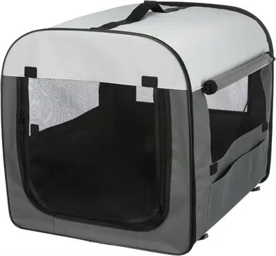 Trixie reismand grijs S 60 x 50 x 50 cm – opvouwbaar, met transporttas