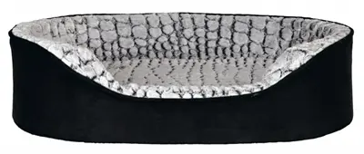 Trixie hondenmand Lino memoryfoam zwart/grijs 110 x 92 cm – orthopedisch