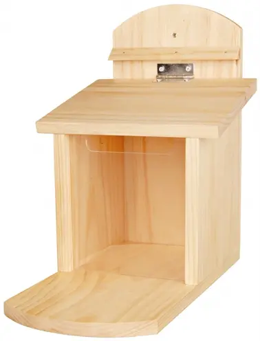 Trixie voederhuis voor eekhoorns 20 x 30 x 30 cm – vurenhout