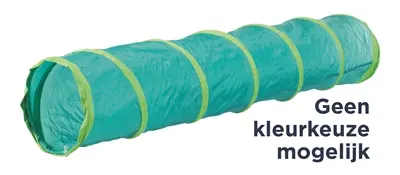 Trixie speeltunnel konijnen 117 x 19 cm – nylon met spiraalveer, assorti