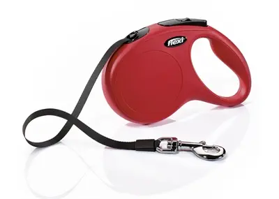 Flexi rollijn Classic Tape rood M 5 m – tot 25 kg