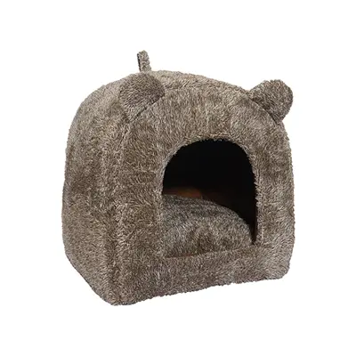 40 Winks kattenmand iglo Teddy bruin 38 x 38 x 40 cm – pluche