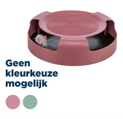 Trixie Catch the Mouse kattenspeeltje met krabvlak 25 x 6 cm – 2 stuks