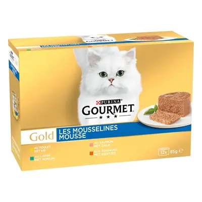 Gourmet Gold kattenvoer fijne mousse met kip 12-pack