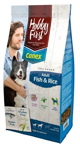 Hobbyfirst Canex hondenvoer Adult Fish & Rice 12 kg – hypoallergeen