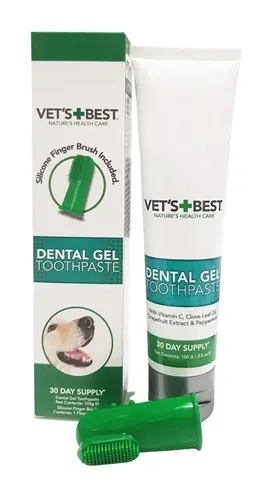 Vet's Best Dental Gel hond 100 g – antibacterieel
