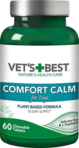 Vet's Best Comfort Calm 60 tabletten – kalmerend supplement voor honden