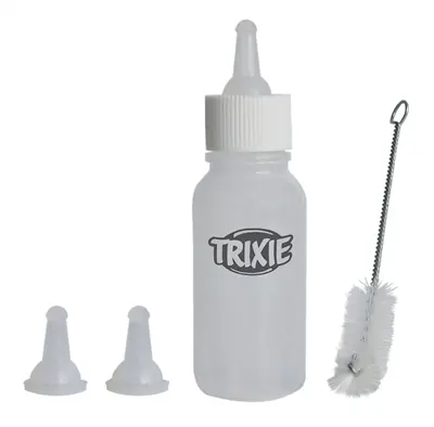 Trixie zoogflesset 57 ml – met extra speentjes en schoonmaakborstel