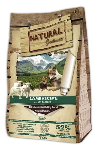 Natural Greatness hondenvoer Lamb Recipe lam 2 kg – hypoallergeen