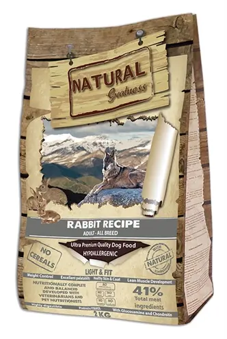 Natural Greatness hondenvoer Rabbit Light & Fit konijn 2 kg