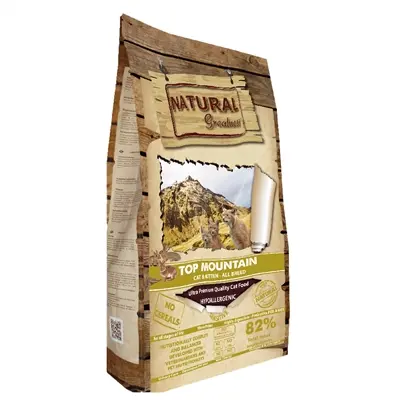 Natural Greatness kattenvoer Top Mountain 2 kg – hypoallergeen