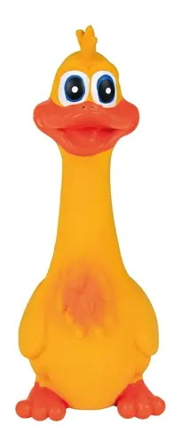 Trixie latex eend 20 cm – hondenspeeltje met polyestervlies vulling