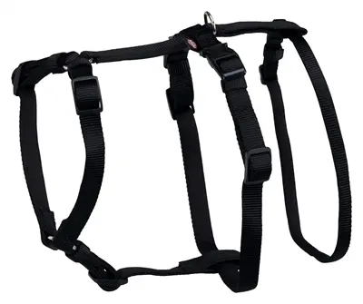 Trixie stay-tuig zwart M-L 50-75 cm – met tailleriem
