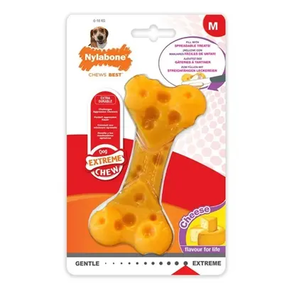 Nylabone Dura Chew Cheese Bone kauwspeeltje kaassmaak – tot 16 kg