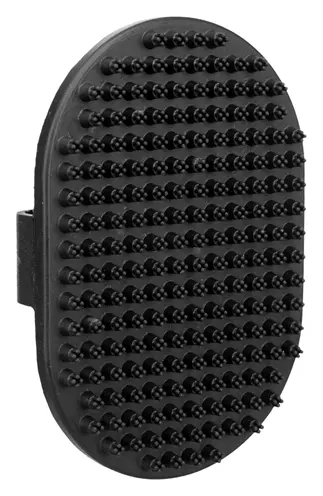 Trixie massageborstel rubber 9 x 13 cm