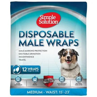 Simple Solution plasband Reu Medium 12 St - Zwart