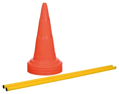 Trixie Dog Activity hordenset 3 stuks – 6 pionnen, verstelbaar