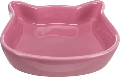 Trixie voerbak kattenkop 12 cm – keramiek, assorti kleuren - Afbeelding 2