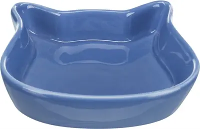 Trixie voerbak kattenkop 12 cm – keramiek, assorti kleuren - Afbeelding 3