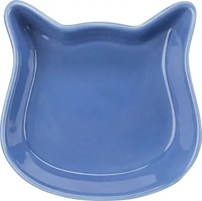 Trixie voerbak kattenkop 12 cm – keramiek, assorti kleuren - Afbeelding 6