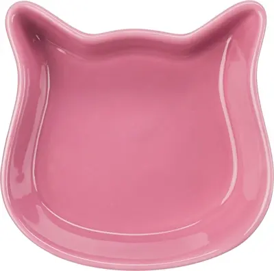 Trixie voerbak kattenkop 12 cm – keramiek, assorti kleuren - Afbeelding 8
