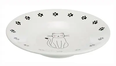 Trixie drinkschotel voor katten met platte neus 13 cm – keramiek