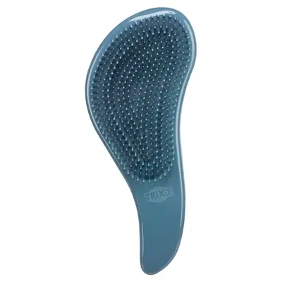Trixie zachte borstel blauw 19 cm – kunststof, voor dekhaar en onderwol - Afbeelding 5