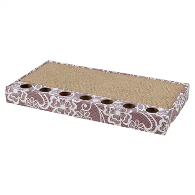 Trixie krabplank karton met balletjes roze 48 x 25 cm - Afbeelding 2