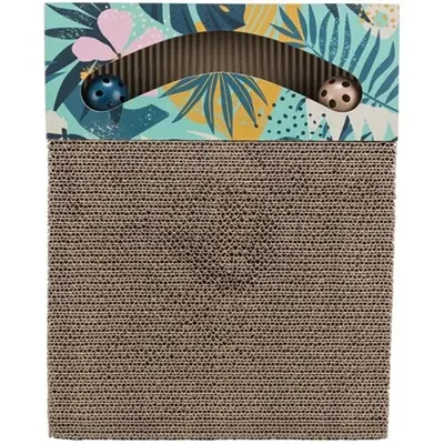 Trixie krabplank karton met balletjes 38 x 30 cm – met catnip - Afbeelding 2