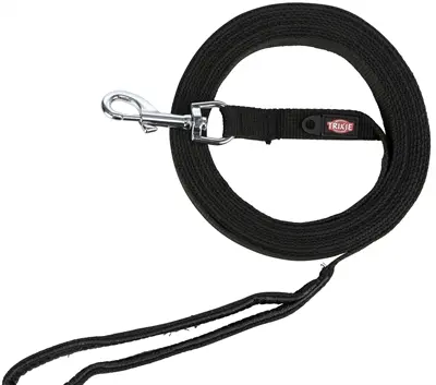 Trixie sleeplijn zwart 20 mm x 5 m – met gevoerde handgreep - Afbeelding 4