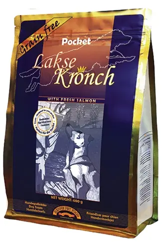 Kronch zalmsnacks Pockets 600 g – 76% zalm voor honden