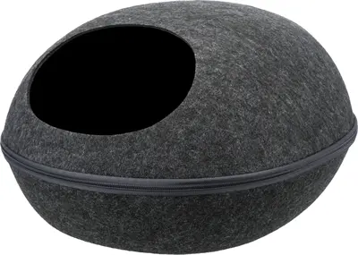 Trixie Relax iglo kattenmand Liva antraciet 40 x 24 x 47 cm – vilt
