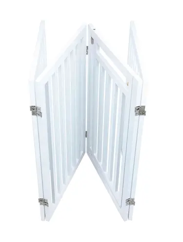 Trixie hondenhek met deur wit 60-160 x 81 cm – inklapbaar, MDF - Afbeelding 7