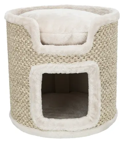 Trixie krabton Ria lichtgrijs/natuur 37 x 37 x 37 cm – rond, compact - Afbeelding 4