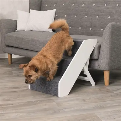 Trixie huisdiertrap verstelbaar wit 67 x 40 x 40-47 cm – inklapbaar - Afbeelding 5