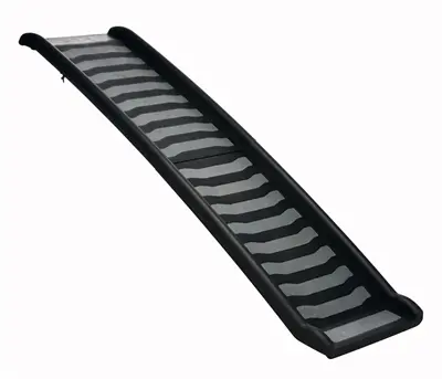 Trixie loopplank inklapbaar zwart/grijs 39 x 160 cm – auto, slipvast