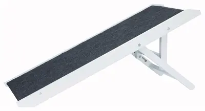 Trixie loopplank wit 36 x 90 cm – in hoogte verstelbaar, slipvast
