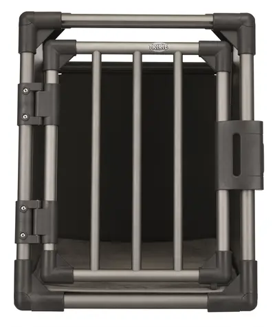 Trixie aluminium vervoersbox grafiet S 48 x 56 x 61 cm – voor in de auto - Afbeelding 4
